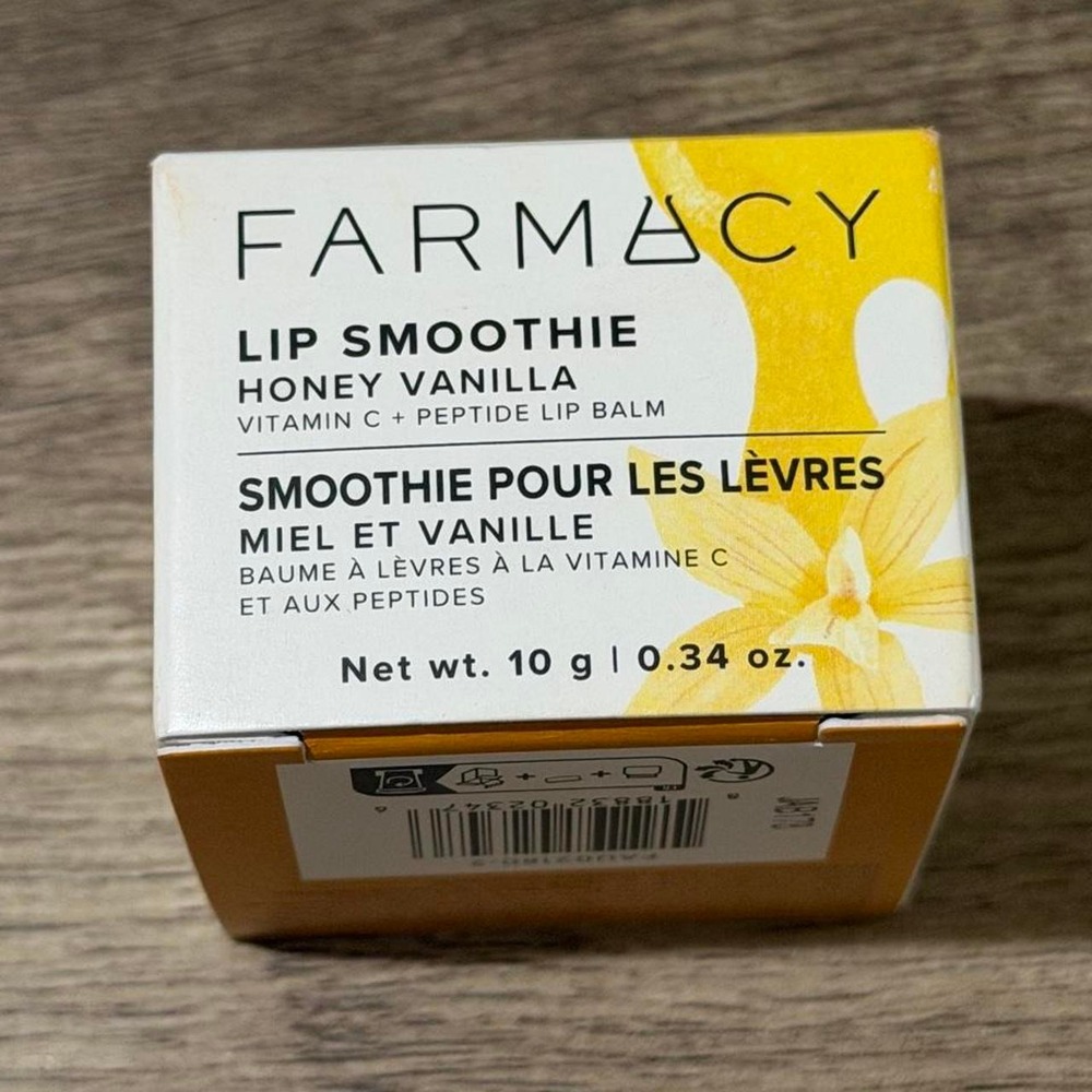 Farmacy Lip Smoothie Honey Vanilla Vitamin C + Peptide Lip Balm 10g 0.34oz NIB